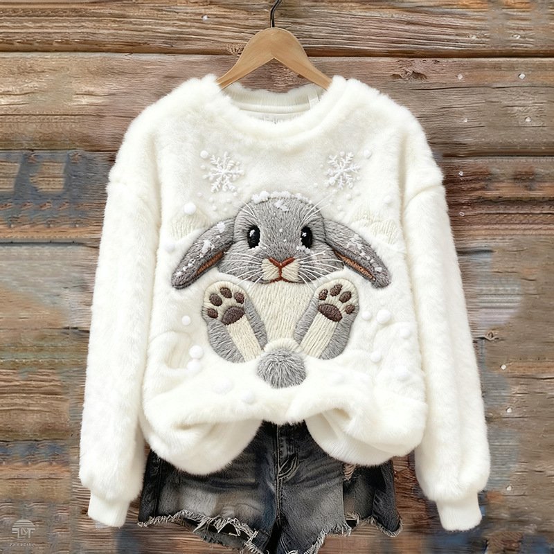 Women's Flannel Hoodie For Christmas, Autumn And Winter - Image 2