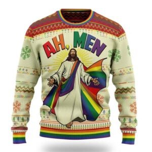 Ugly Christmas Sweater Men Women Funny Cartoon Santa Graphics Crewneck Sweatshirt Top
