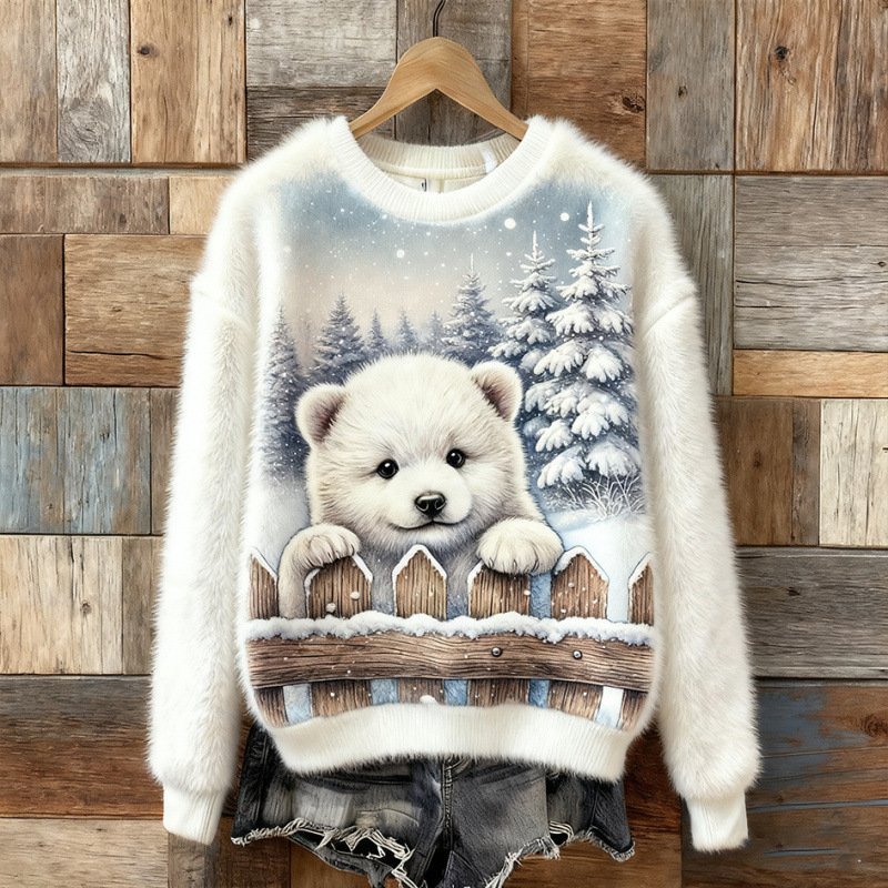 Women's Flannel Hoodie For Christmas, Autumn And Winter - Image 4