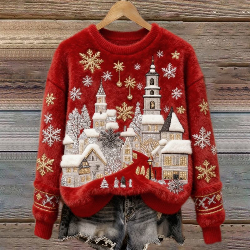 Women's Flannel Hoodie For Christmas, Autumn And Winter - Image 3