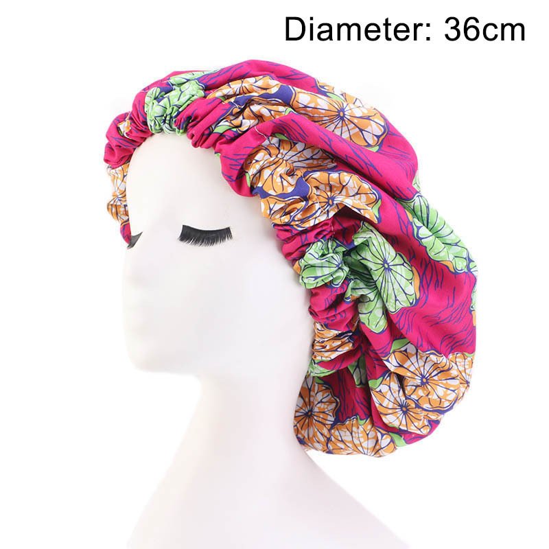 Oversized African Print Double Sleeping Hat - Image 5