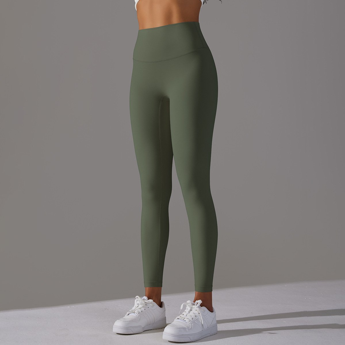 No Embarrassment Line Nude Feel Skinny Yoga Pants - Image 8