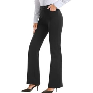 Ladies Belt Pocket Slip-on Regular Casual Pants