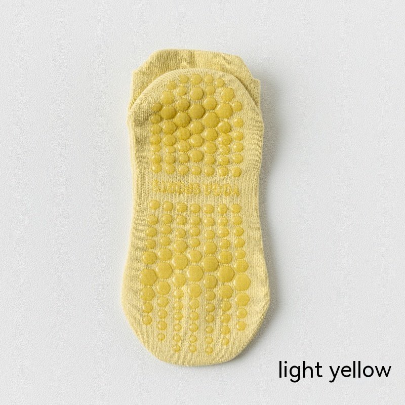 Women's Pure Cotton Non-slip Silicone Indoor Fitness Pilates Socks - Image 7
