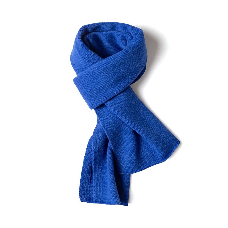100 Pure Cashmere Scarf Men's And Women's Winter Long Thickened Knitted - Image 10