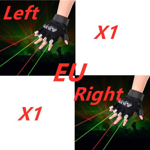Stage Show Red Green Laser Gloves - Image 10