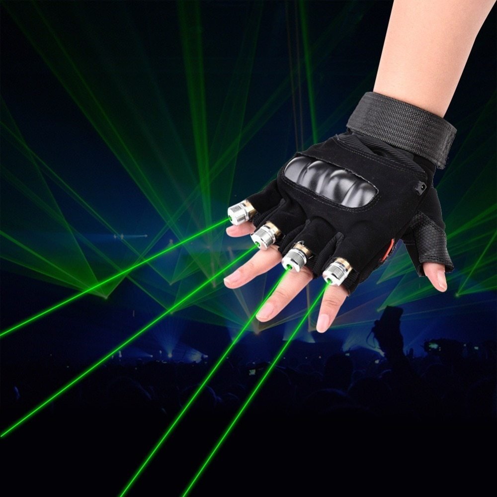 Stage Show Red Green Laser Gloves - Image 8
