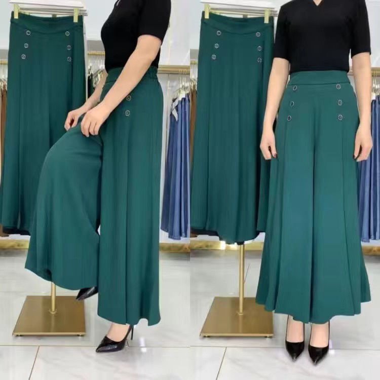 Women's Loose Fashion High Waist Thin Wide Leg Pants - Image 4