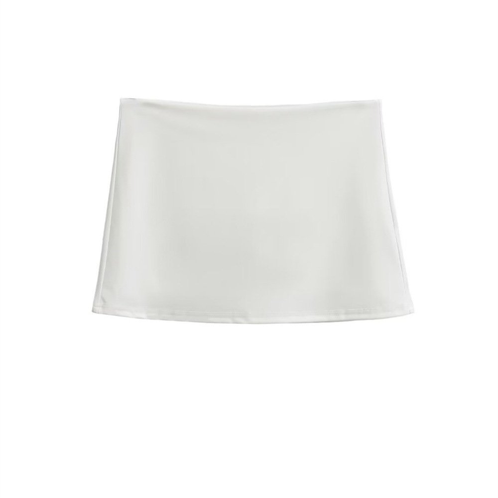 Slim Fit Stretch Retro Sports Low Waist Skirt For Women - Image 9