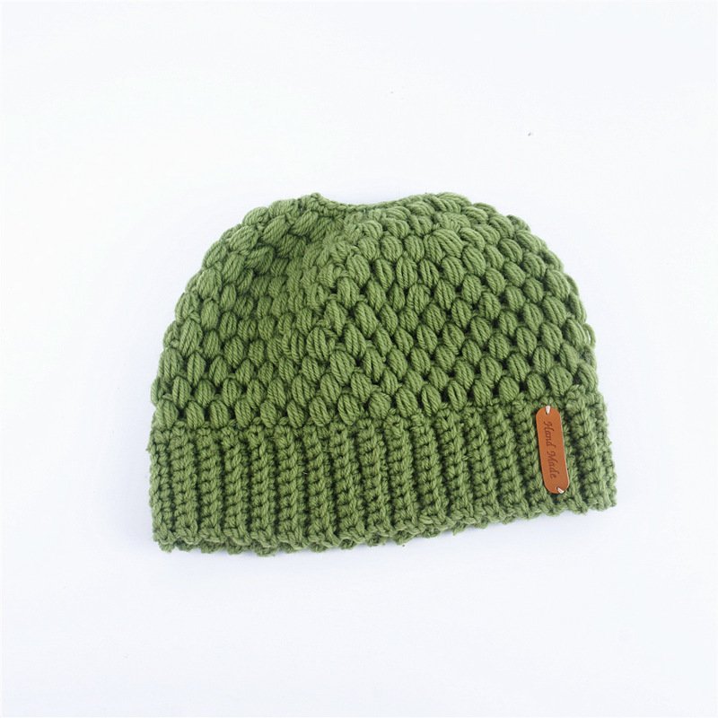 European And American New Knitted Hat Ladies Warm Ear Protection - Image 8