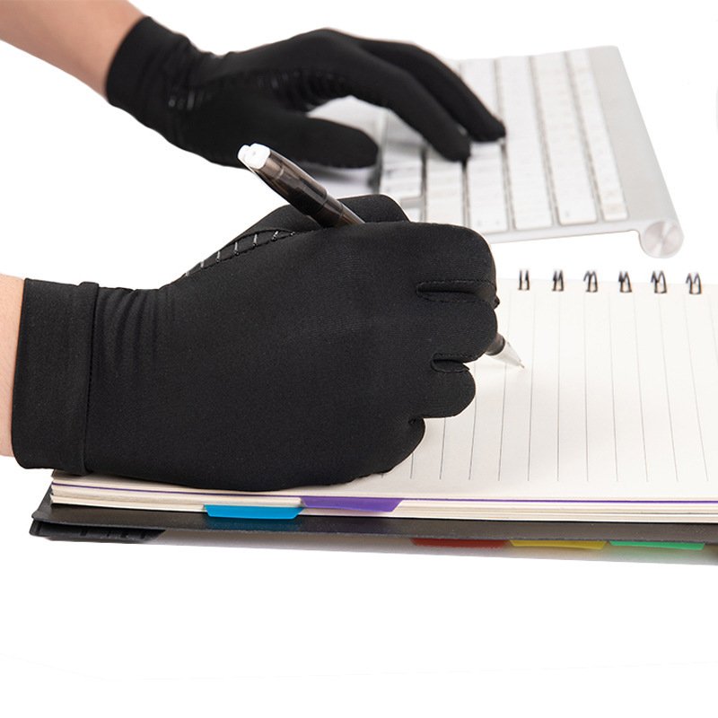Women's Copper Fiber Pressure Riding Gloves - Image 2