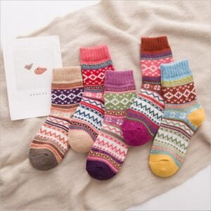 Ethnic wind cashmere socks