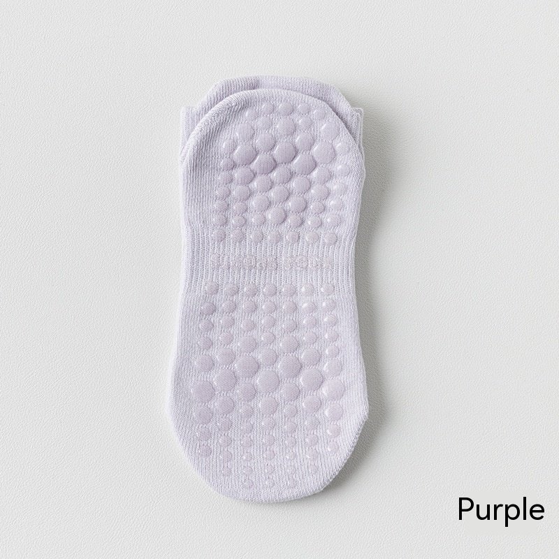 Women's Pure Cotton Non-slip Silicone Indoor Fitness Pilates Socks - Image 6