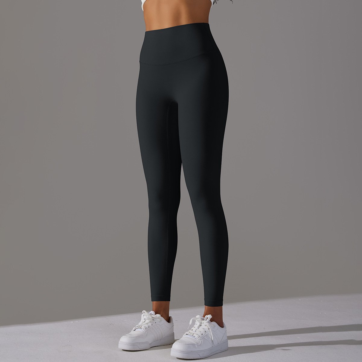 No Embarrassment Line Nude Feel Skinny Yoga Pants - Image 6