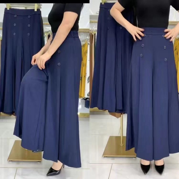 Women's Loose Fashion High Waist Thin Wide Leg Pants - Image 5