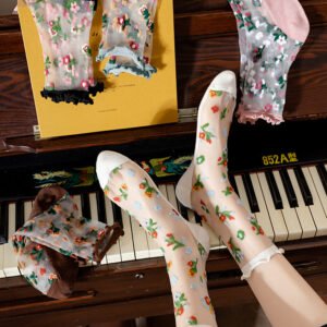 Women's Fashion Personality Crystal Glass Stockings