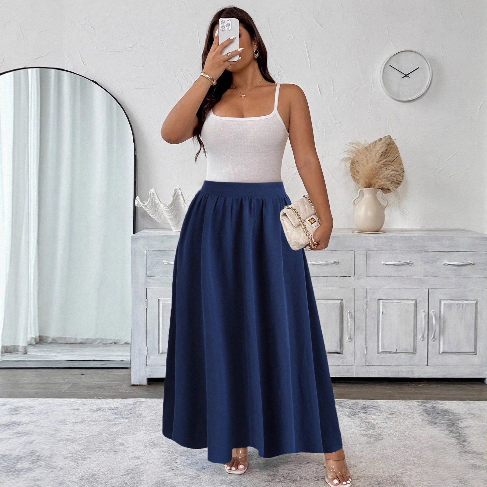 Temperament High-end Large Swing Skirt - Image 2