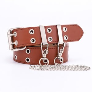 Double Breasted Waistband For Girls
