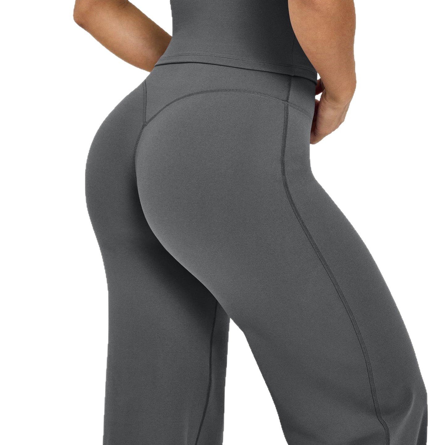Slimming Casual Straight-leg Women's Wide Leg Sports Yoga Pants - Image 3