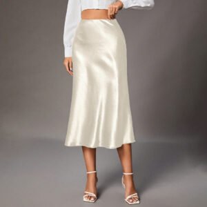 High-Grade Small Artificial Silk European And American Skirt