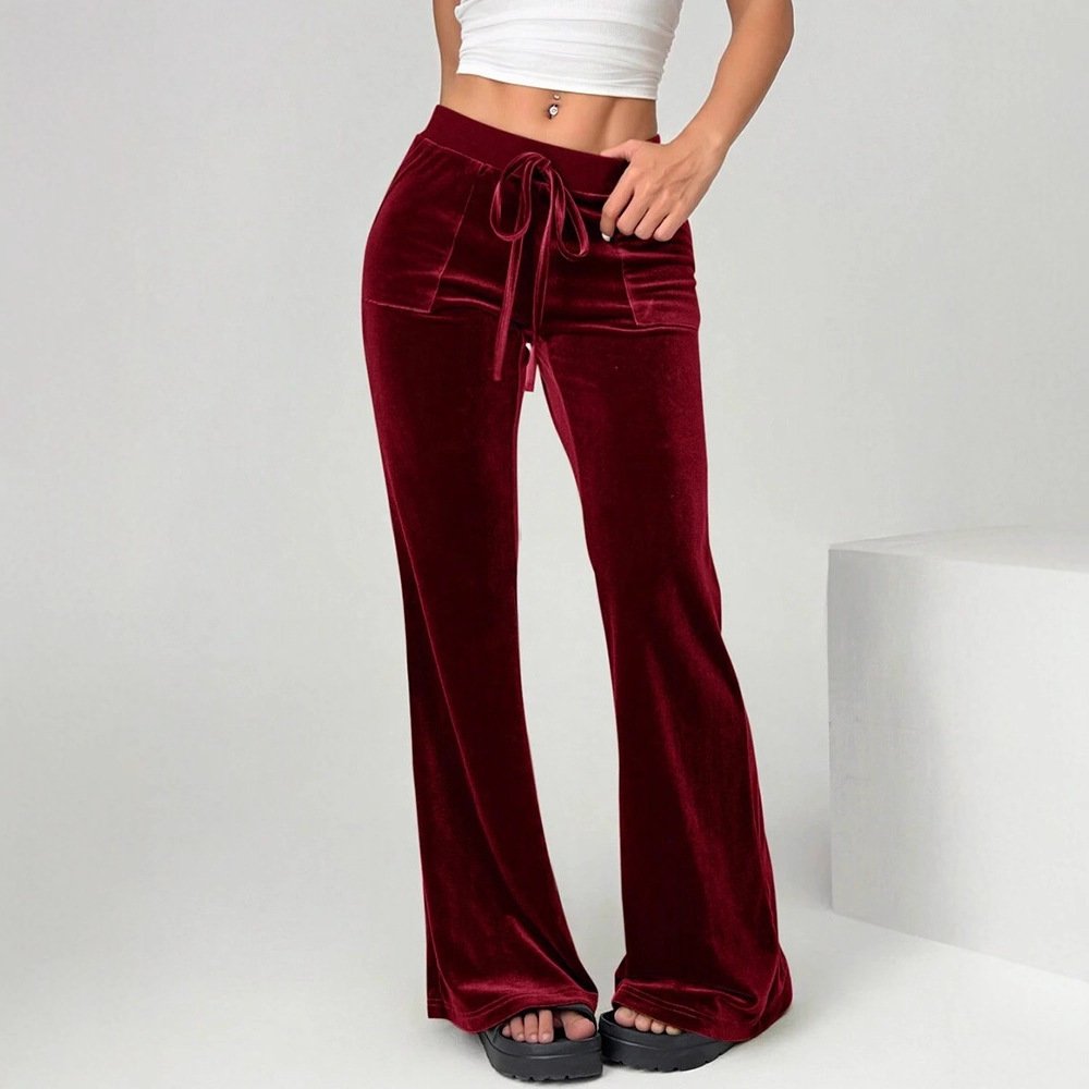 Women's Clothing Flared Trousers Commuting Figure Flattering Casual - Image 3