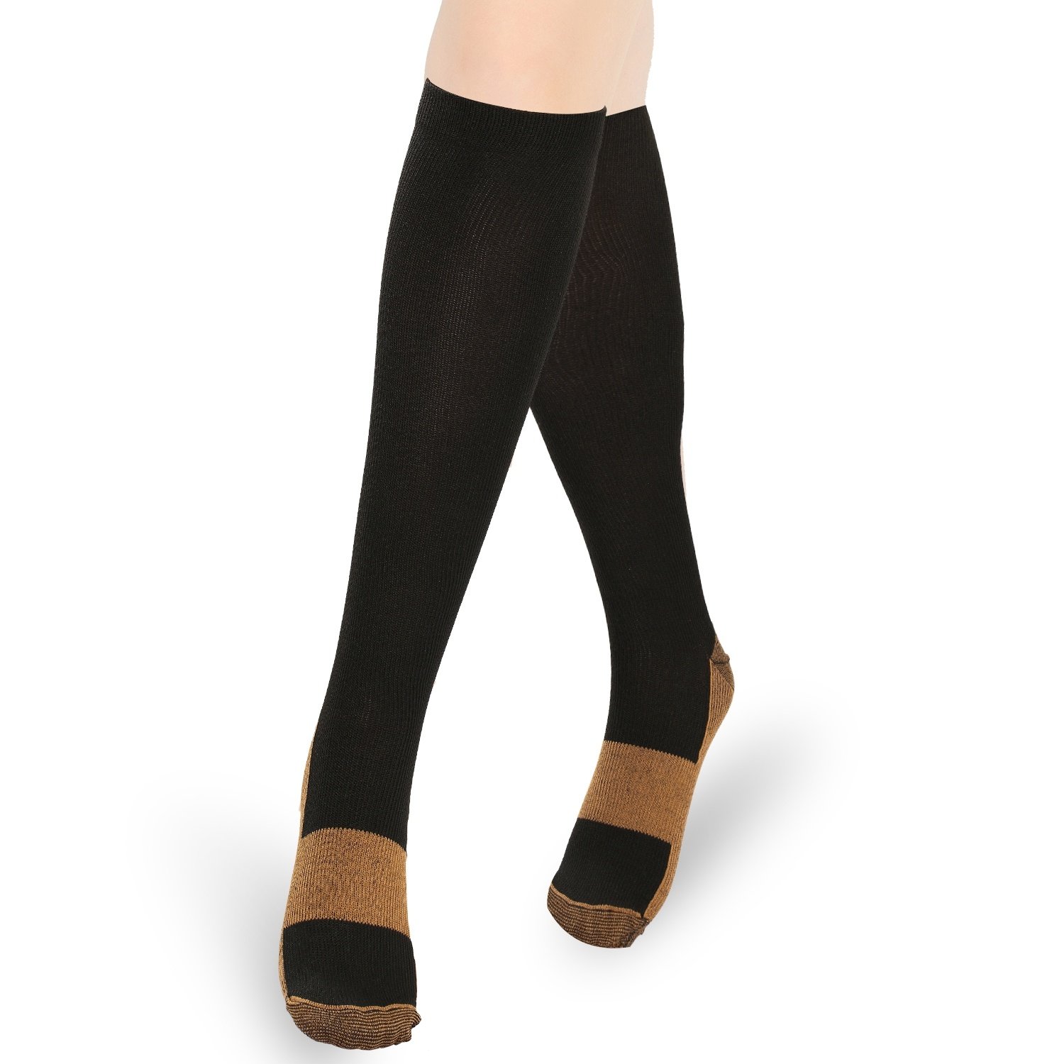 Unisex Copper Compression Socks Women Man Durable Hose Graduated Support Socks For Running Nursing Shin Splints Edema Swelling Recovery - Image 8