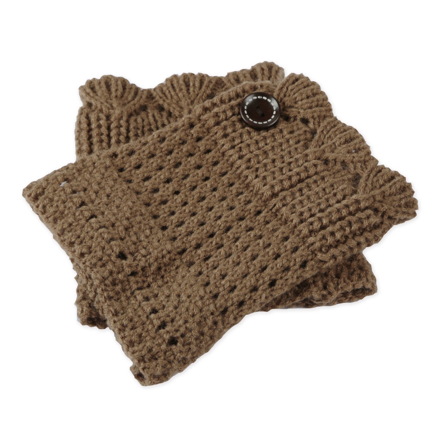 1Pair Women Winter Crochet Knit Leg Warmers - Image 9