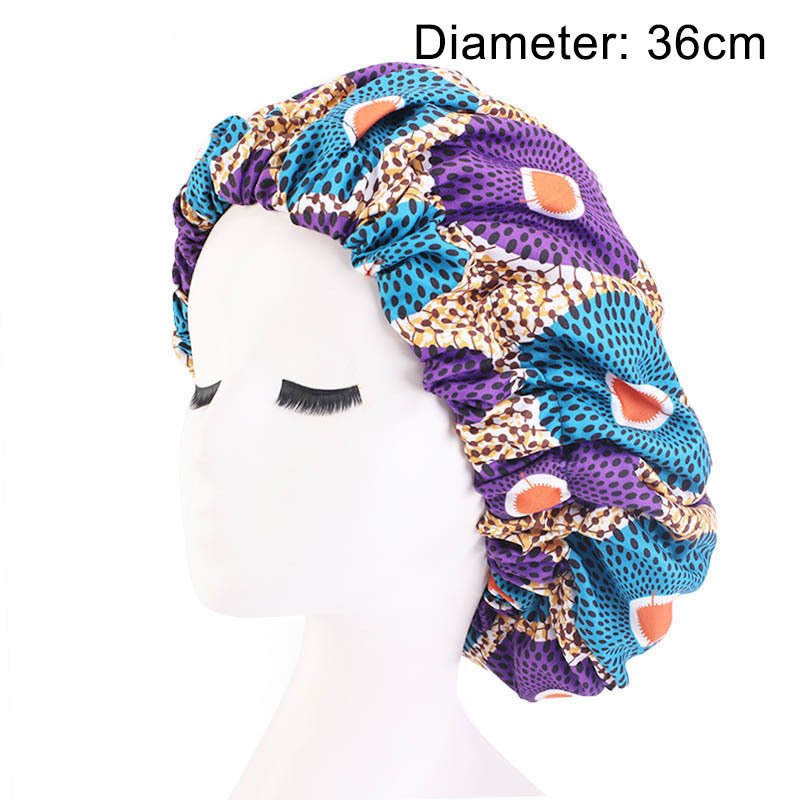 Oversized African Print Double Sleeping Hat - Image 10