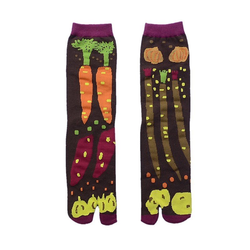 Toe Socks 200-needle Jacquard Combed Cotton For Women - Image 10