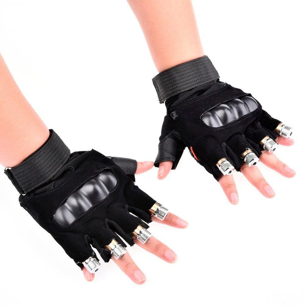 Stage Show Red Green Laser Gloves - Image 7