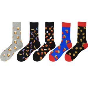 Creative and Versatile Food Cotton Tube Socks