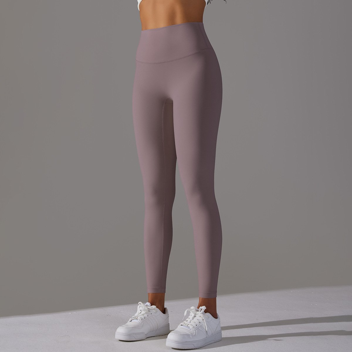 No Embarrassment Line Nude Feel Skinny Yoga Pants - Image 7