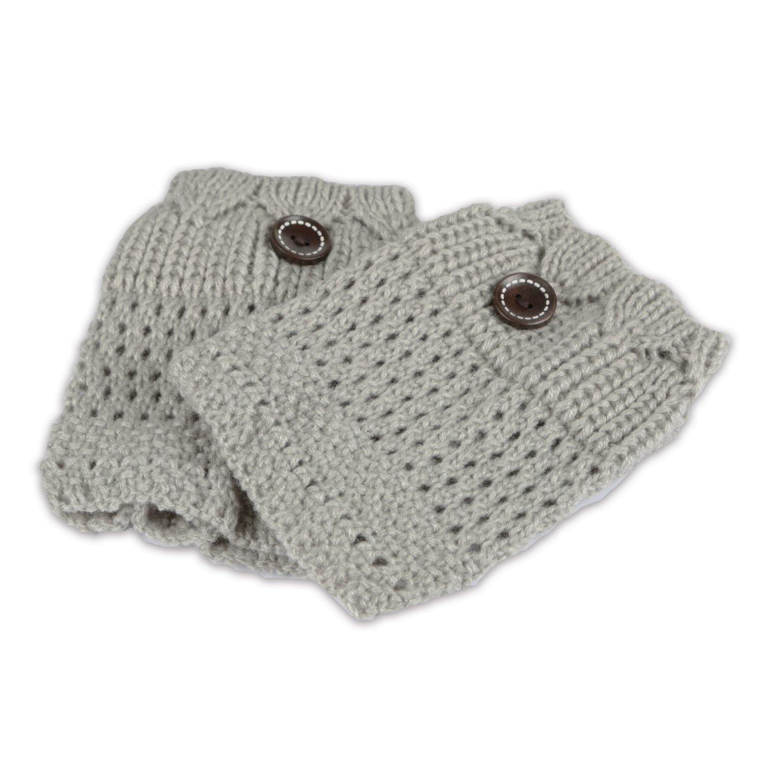 1Pair Women Winter Crochet Knit Leg Warmers - Image 10