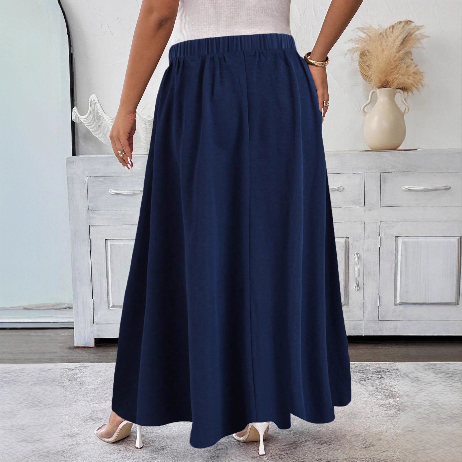 Temperament High-end Large Swing Skirt - Image 5