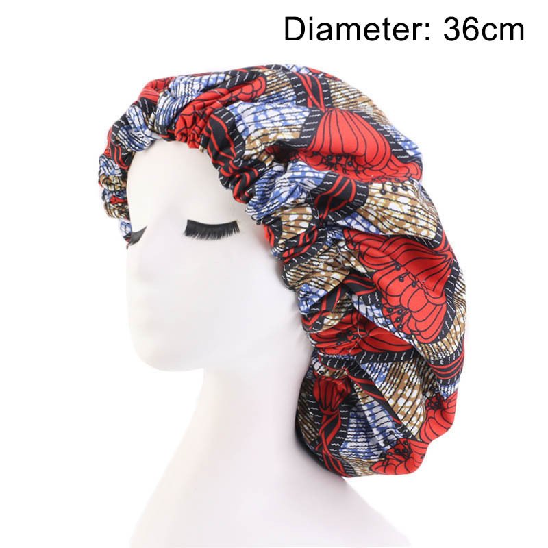Oversized African Print Double Sleeping Hat - Image 3
