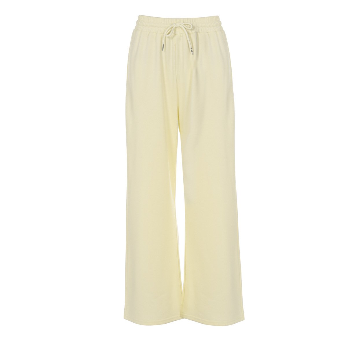 Fashion Casual Loose Drawstring Tight Waist Solid Color Trousers - Image 5