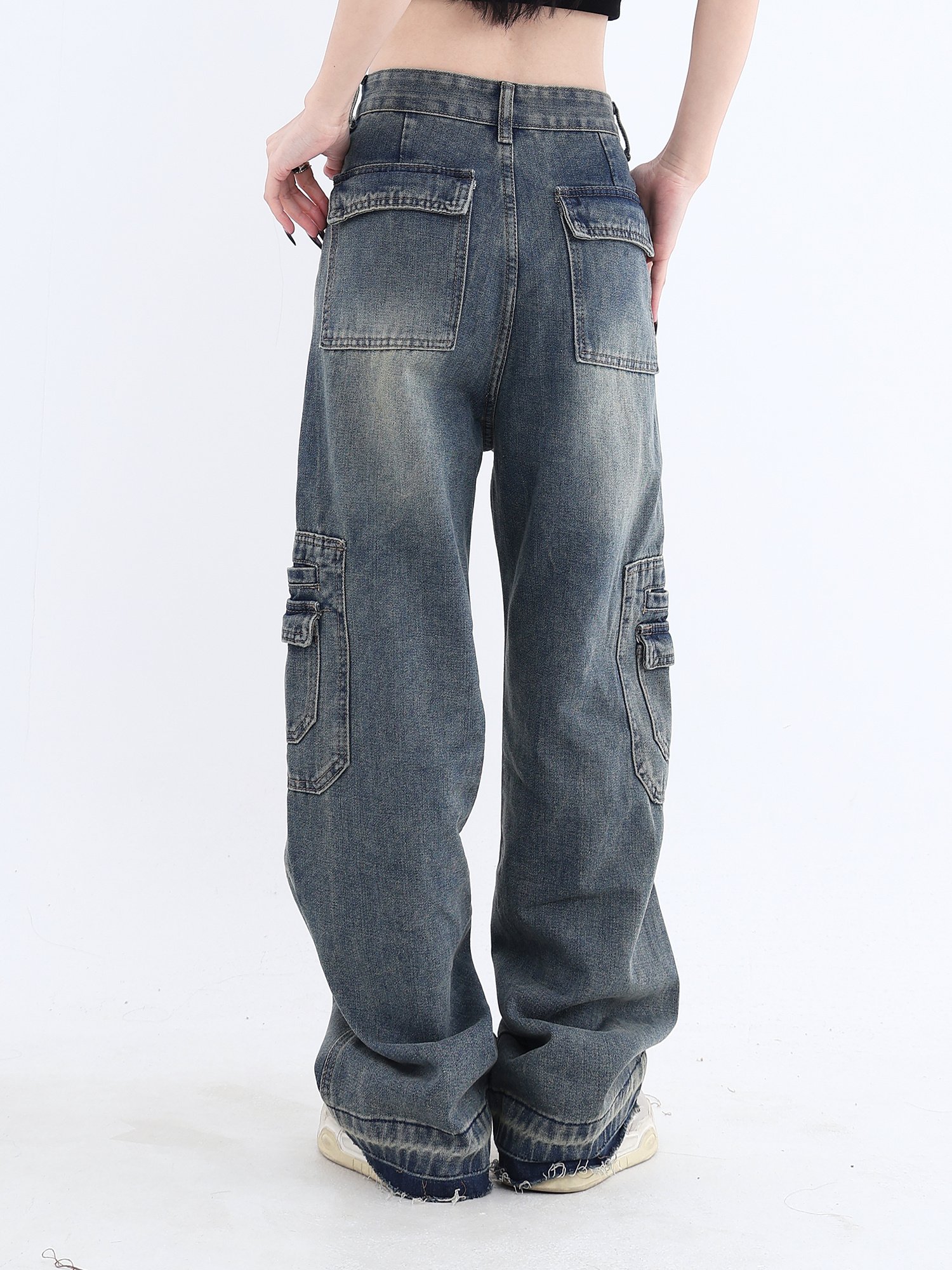 American Vintage High Waist Jeans Women's Wash - Image 2