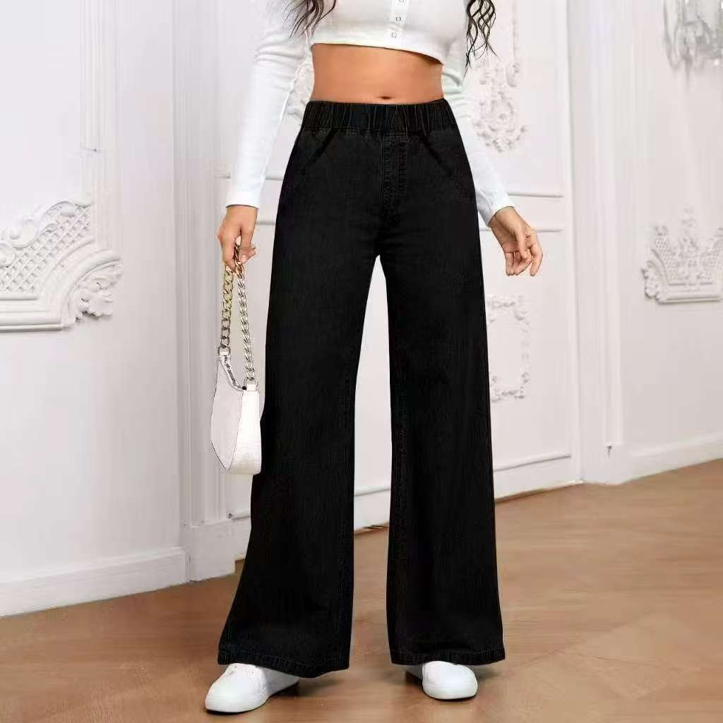 Wide Leg Jeans Straight Fashion Casual Straight Pants Women's Comfortable Street Style Trousers - Image 6