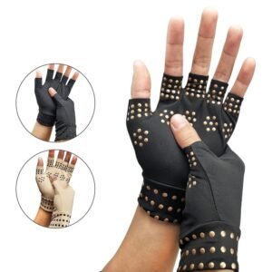 Health-Care Pressure Gloves Indoor Non-Slip Half-Finger Gloves