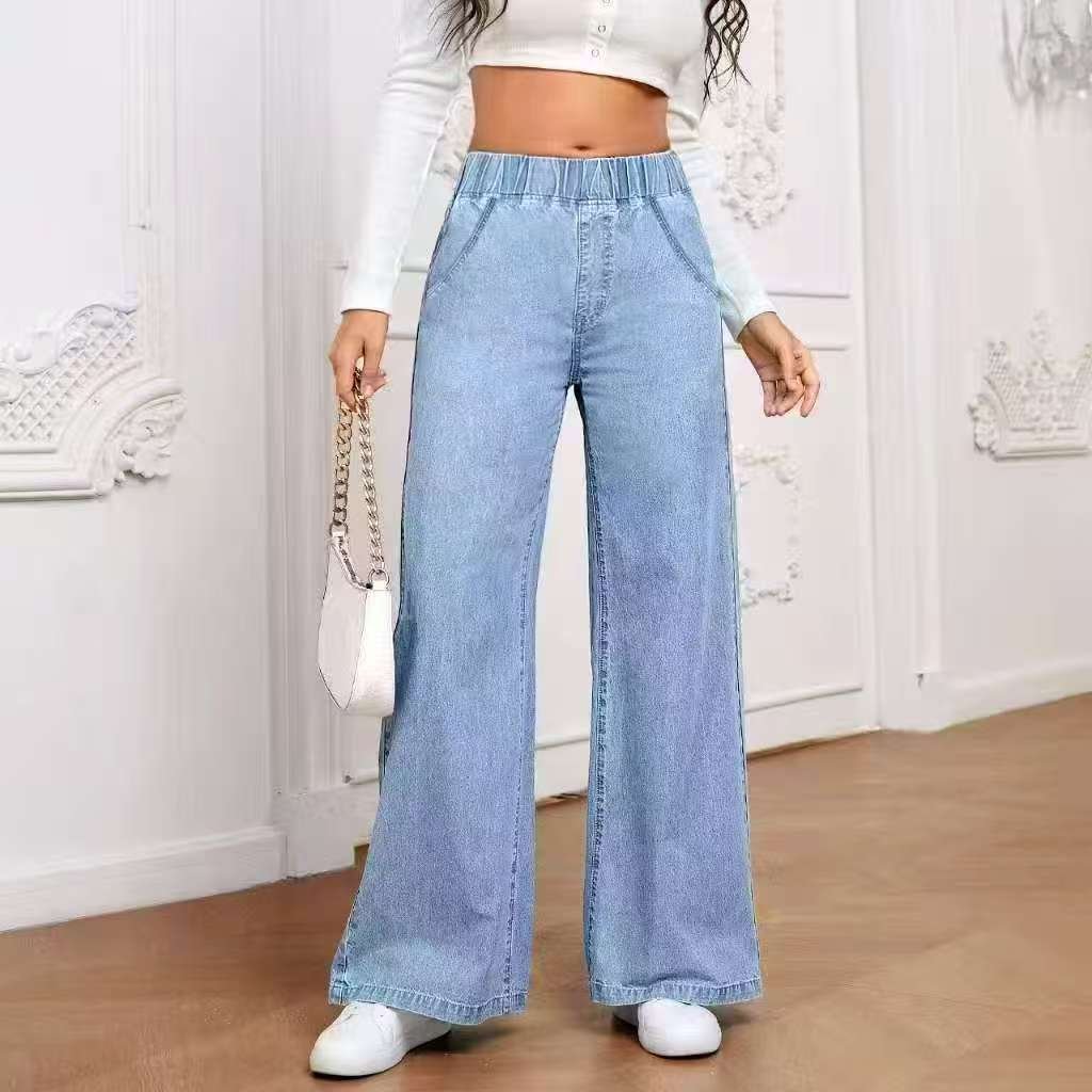 Wide Leg Jeans Straight Fashion Casual Straight Pants Women's Comfortable Street Style Trousers - Image 4