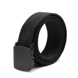 Men's Plastic Buckle Men's And Women's Canvas Belt