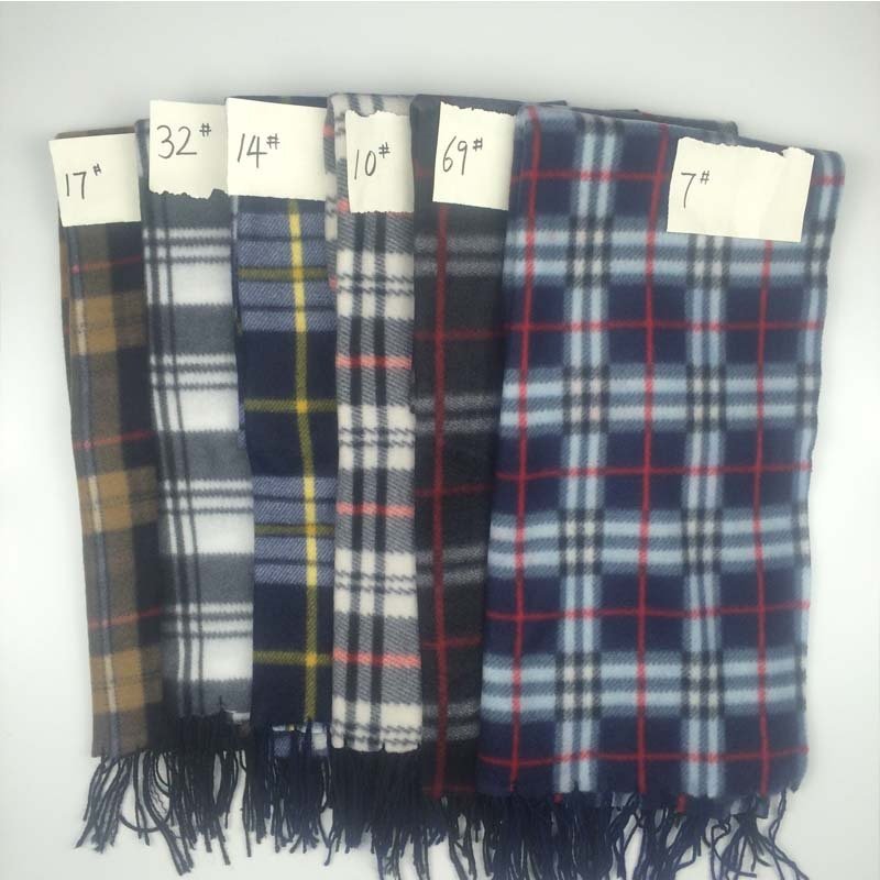 Autumn And Winter Black And White Plaid Plus-sized Thickening Thermal Men's And Women's Scarf - Image 6