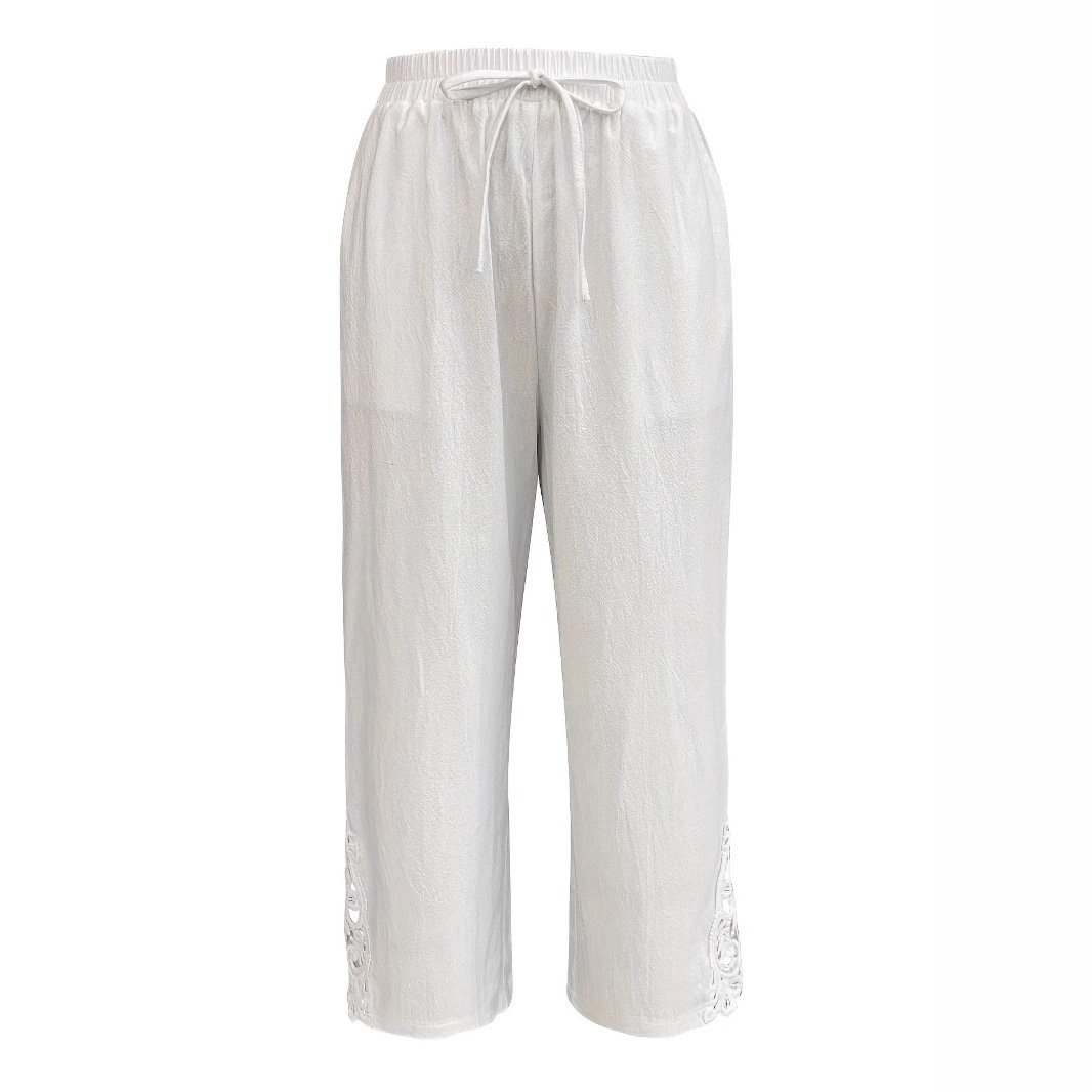 Women's Casual Pants Baggy Straight Trousers - Image 5