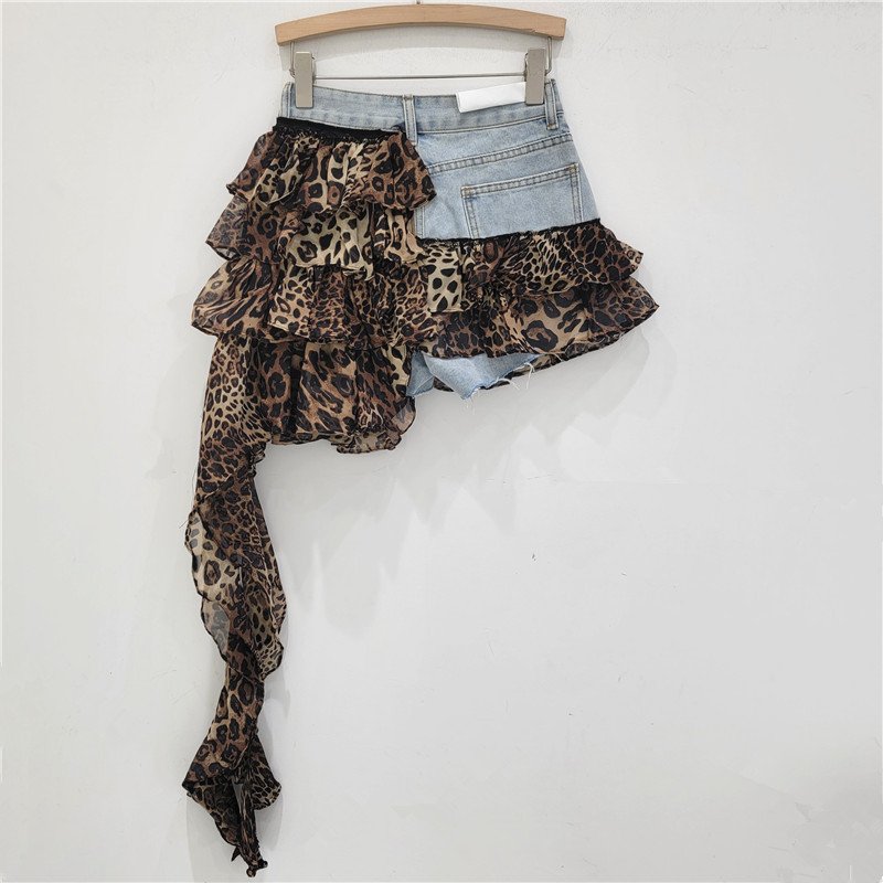Short Stitching Fashionable All-match Irregular Cake Skirt - Image 2
