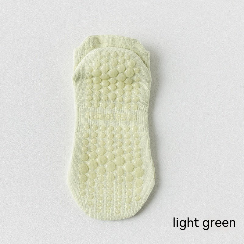 Women's Pure Cotton Non-slip Silicone Indoor Fitness Pilates Socks - Image 8