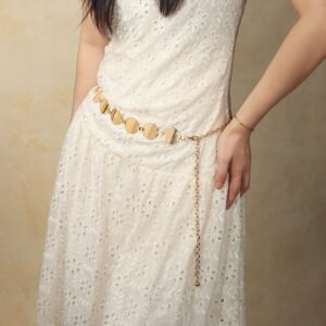 Small Round Slice Waist Chain With Skirt Pants Chain