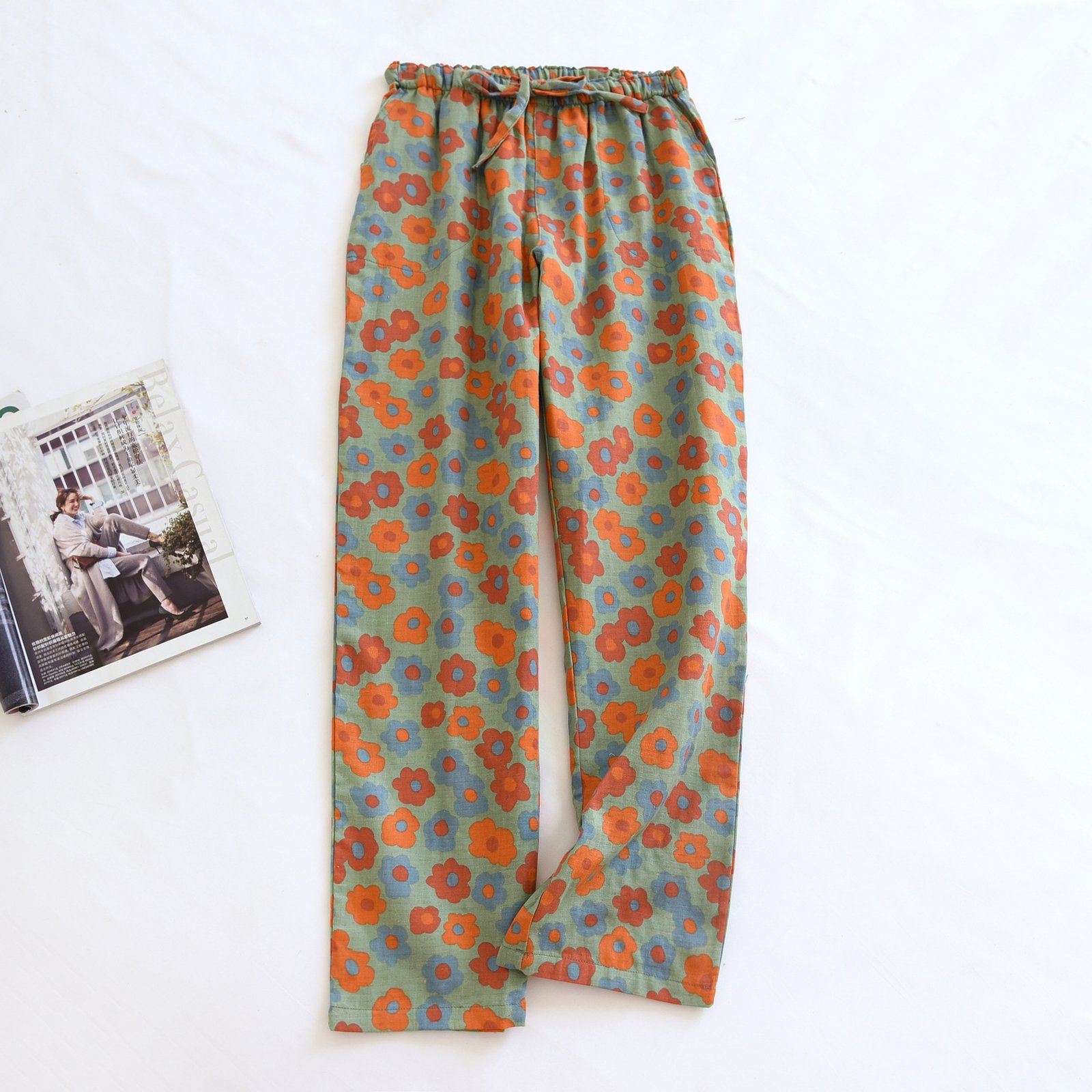 Women's Cotton Thin Home Casual Pants - Image 2