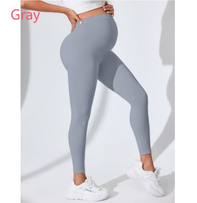 Pregnant Women Yoga Pants Slim High Waist Seamless Leggings Tight - Image 8