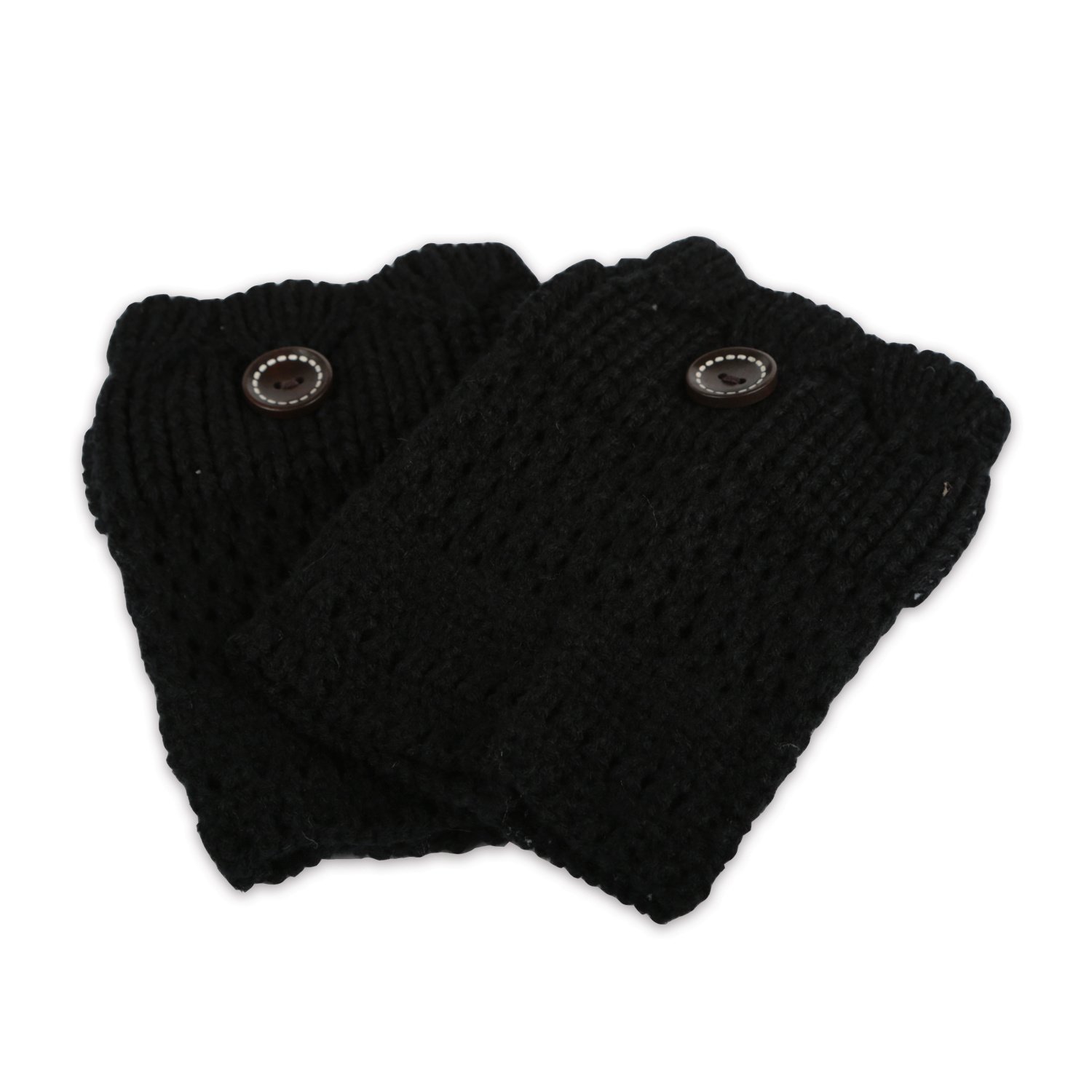 1Pair Women Winter Crochet Knit Leg Warmers - Image 6