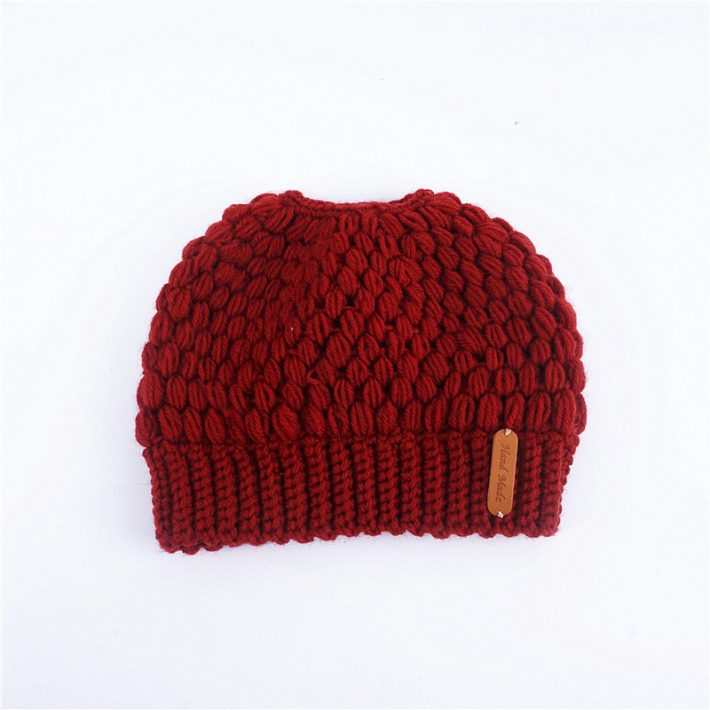 European And American New Knitted Hat Ladies Warm Ear Protection - Image 9